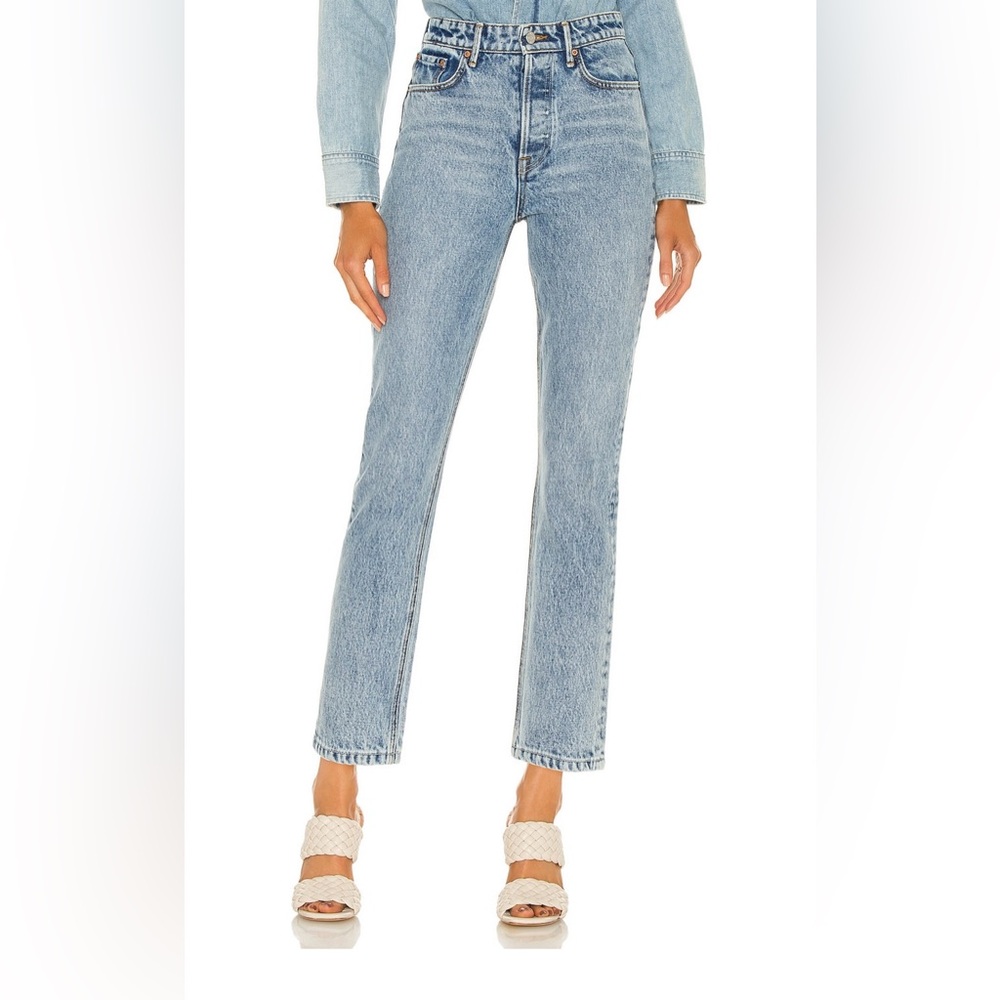 GRLFRND Karolina Cropped Jean Sz 24P Petite Larchmont